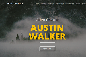 Video Creator - Adobe Muse Template