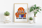 The Golden Ghouls PNG, an Illustration by Craft Nest (Thumbnail 4 of 6)