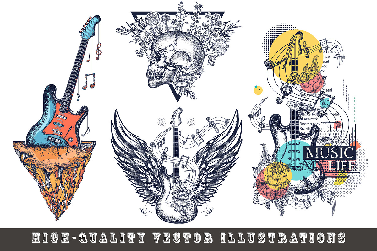 Let's Rock, a Background Graphic by intueri (Photo 13 of 14)