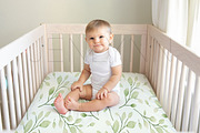 Crib Sheet with Baby Boy Mockup BD04, a Product Mockup by JENLYNN Stock Shop (Thumbnail 6 of 9)