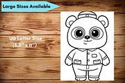 Military Camp Stories Coloring Page, a Brochure Template by LA Design (Thumbnail 10 of 10)