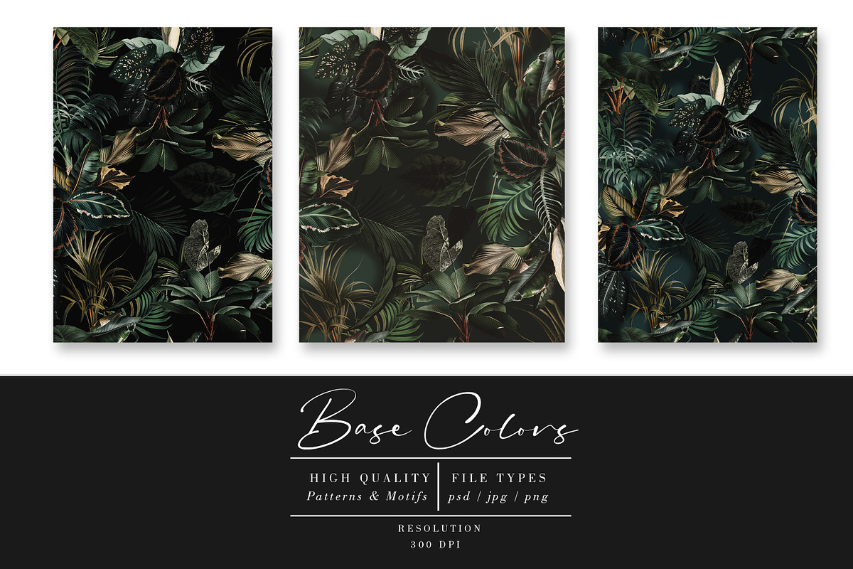Wild Leafs (Foliage Pattern), a Wallpaper Graphic by Luiz da Rolt Grathwohl (Photo 8 of 8)