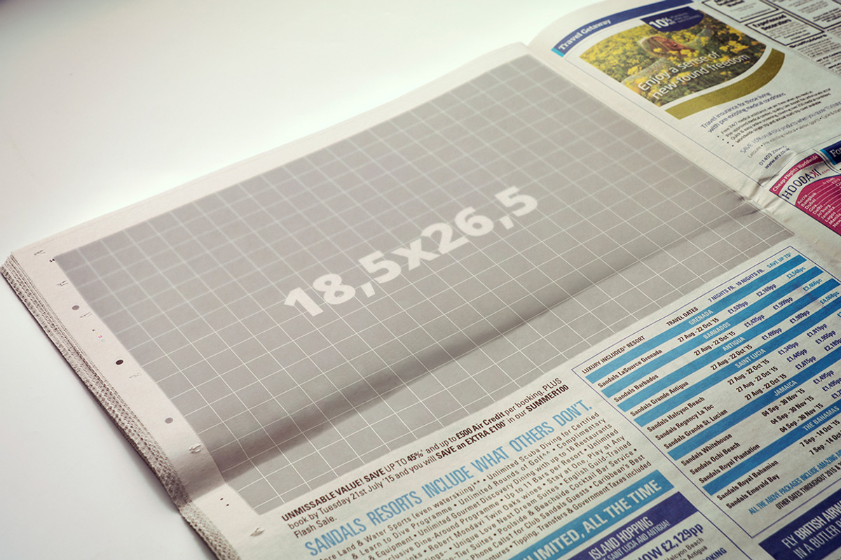 Newspaper Advertise Mockup, a Print Template by 2dsight (Photo 4 of 11)