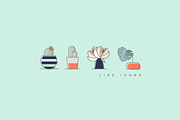 Styled stock photography icons, an Outline Icon by Polar Vectors (Thumbnail 3 of 26)