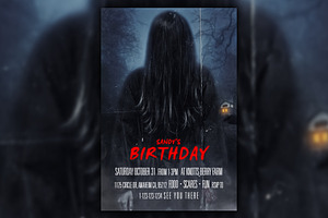 Scary Ghost Invitation