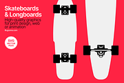 Skateboard & Longboard - Graphics, an Illustration by illugrama (Thumbnail 1 of 7)