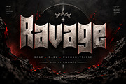 Ravage, a Script Font by Wow Magic (Thumbnail 3 of 5)