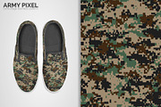 Army Pixel Camouflage Patterns, a Pattern Graphic by 3Y_Design (Thumbnail 4 of 6)