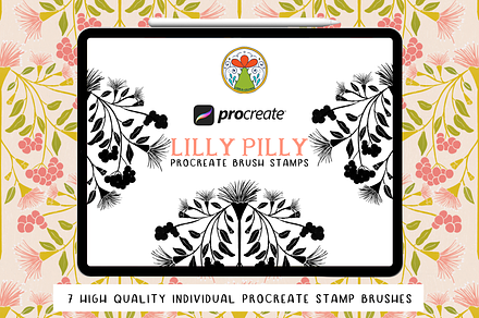 Procreate Brush Stamps - Lilly Pilly