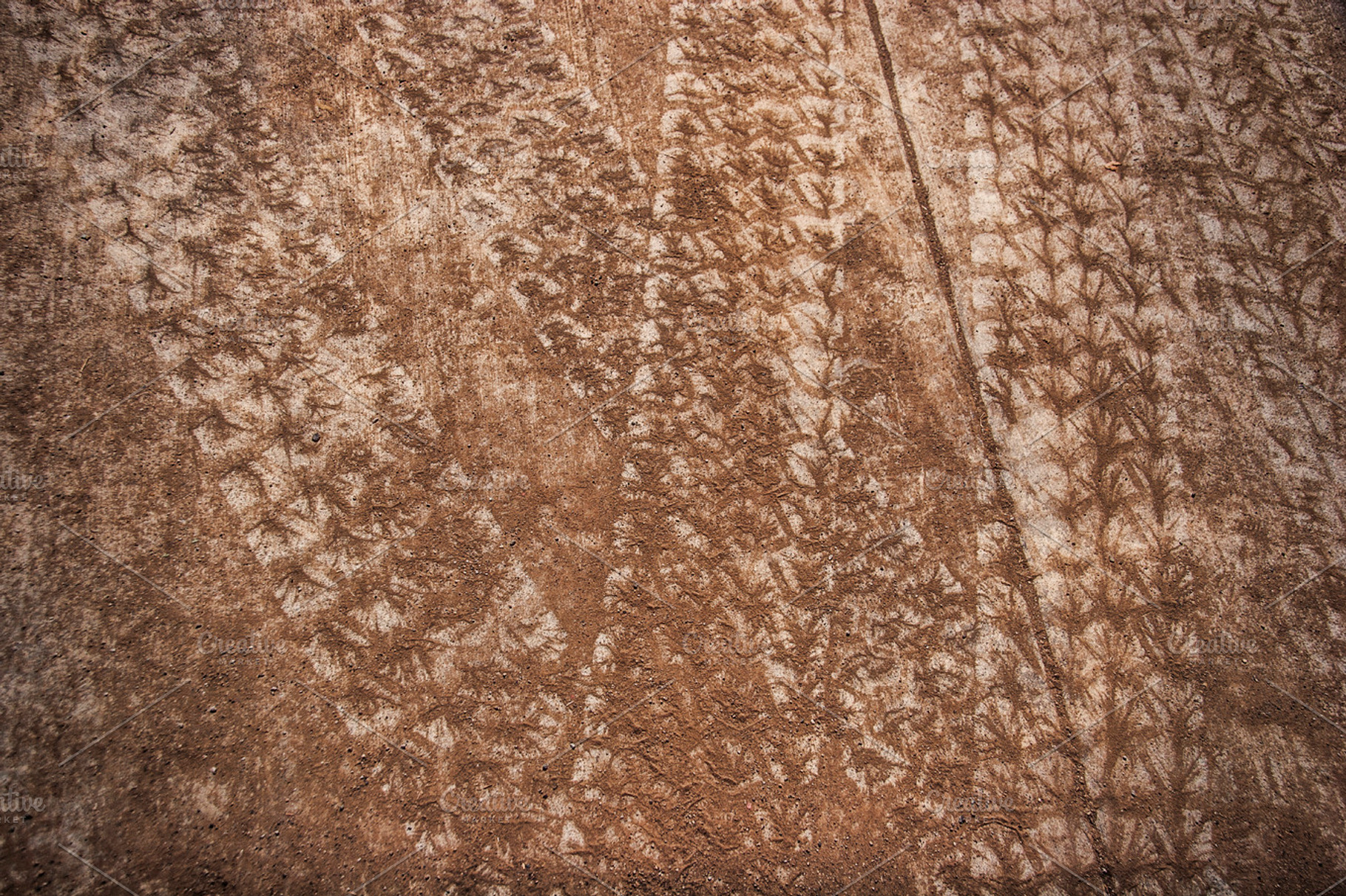 Tire Tracks Texture 1 (Photo), an Abstract Photo by Tien Frogget