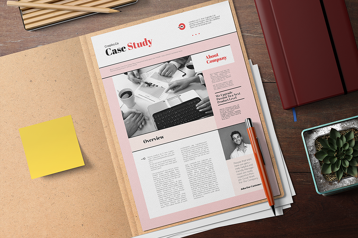 Case Study template 04, a Brochure Template by spidergraph (Photo 5 of 7)