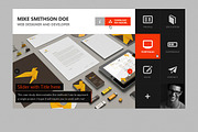 Flat Resume - Virtual Business Card, a HTML Template by MustacheThemes (Thumbnail 3 of 3)