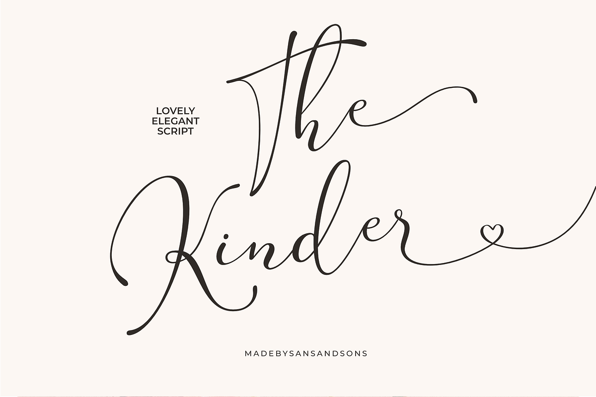 Silver Future - Romantic Script, a Script Font by Sans & Sons (Photo 3 of 7)