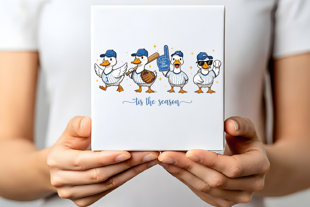 Funny Baseball Goose Game Day Png, an Illustration by CraftArtStudio (Photo 3 of 4)