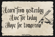 Pomenteva - Blackletter Typeface, a Blackletter Font by madeDeduk (Thumbnail 2 of 10)