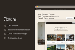 Tessora, a Websites & App Template by Dafolle