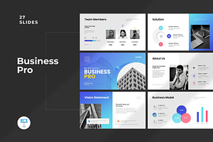 Business Pro Presentation Template, a Presentation Template by Fit-tee