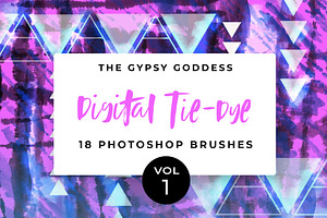 Digital Tie Dye Brushes Vol. 1