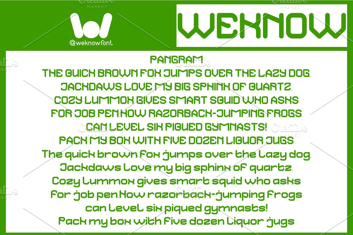 Optimistic Future font, a Font by weknow (Photo 6 of 8)