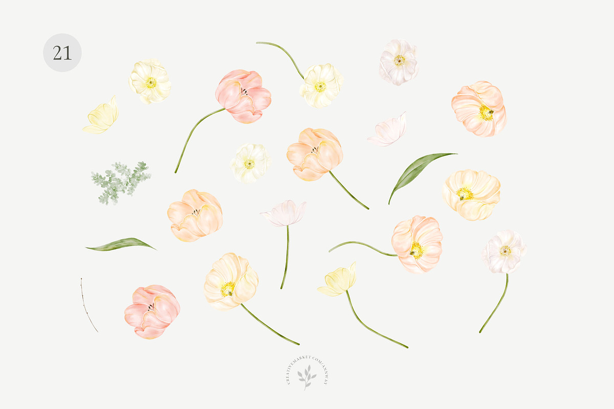 Floral set, an Illustration by Blossom (Photo 5 of 6)