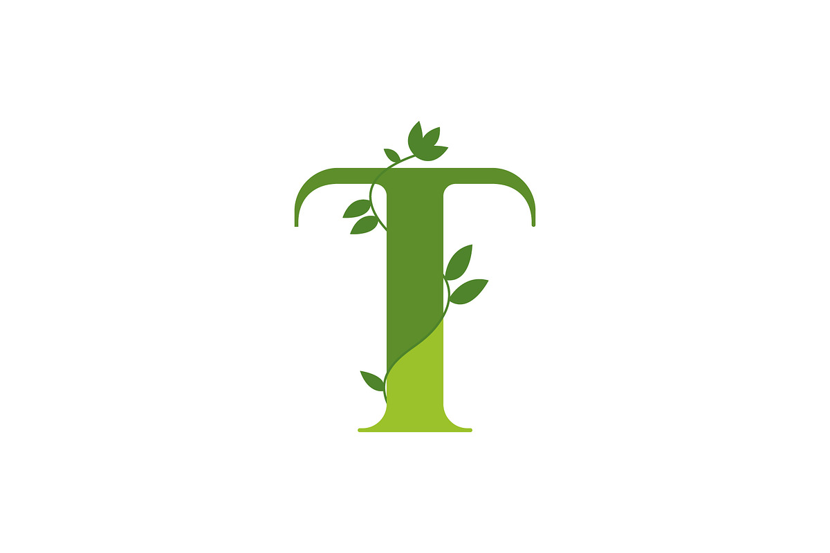 Letter T Natural Logo, a Branding & Logo Template by Salman Shop (Photo 1 of 4)