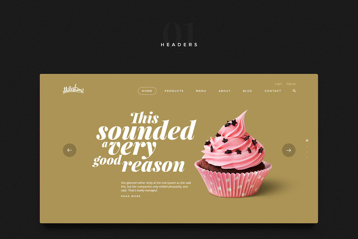 -50% Sale. Milestone UI Kit, an UI Kit Template by kavoon (Photo 7 of 17)