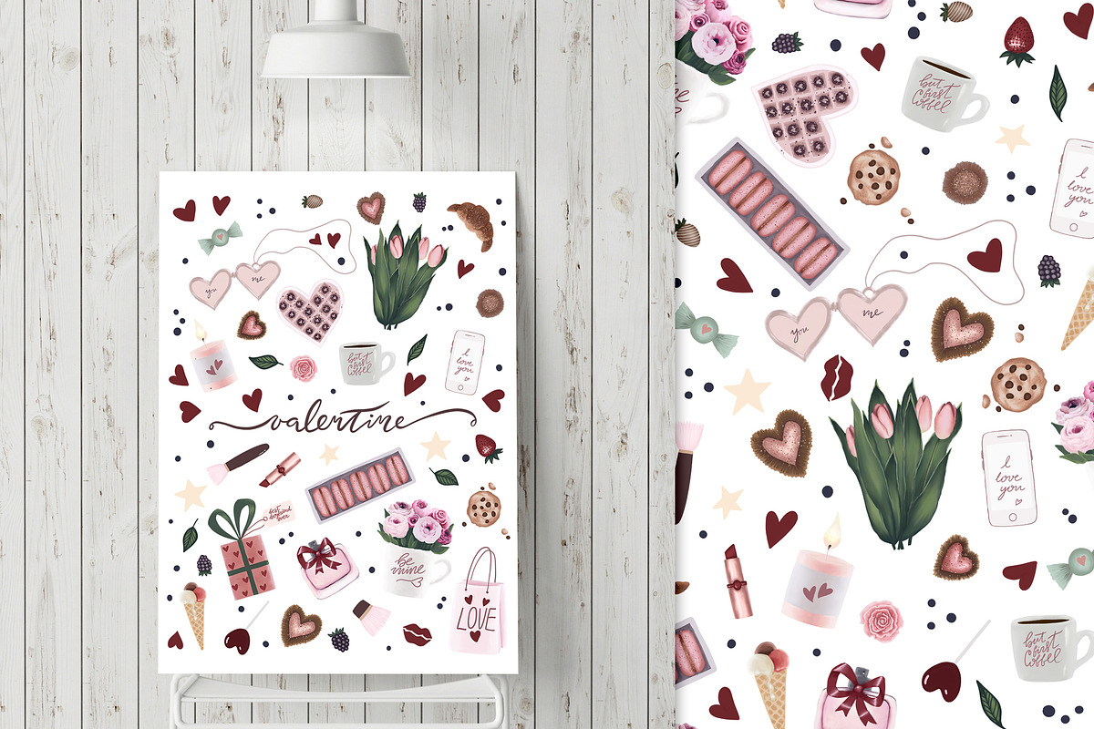Romantic Valentine Collection, an Illustration by Chloe's Illustrations (Photo 2 of 10)