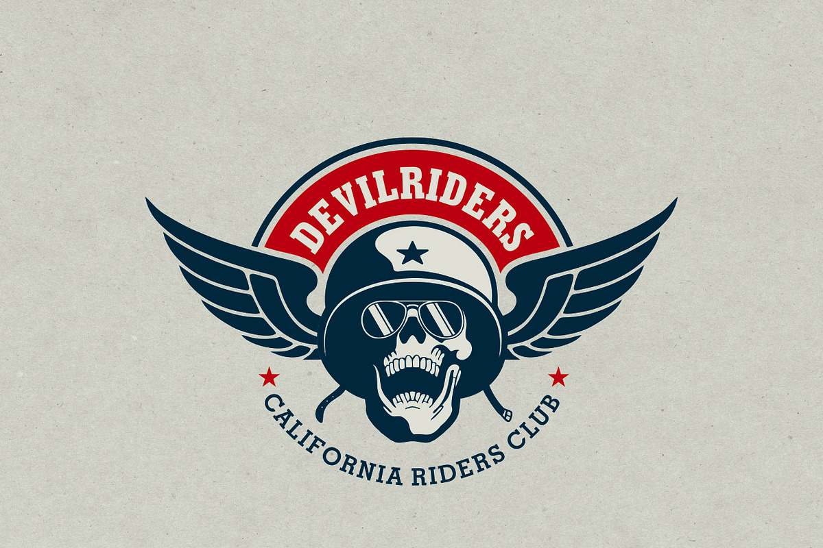 DevilRiders Logo Temp., a Branding & Logo Template by g design (Photo 1 of 4)