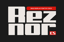 CS Reznor – Bold Display Font
