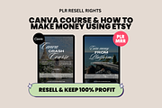 PLR Canva Training Course MRR, a Marketing Template by Design By Hira (Thumbnail 1 of 9)