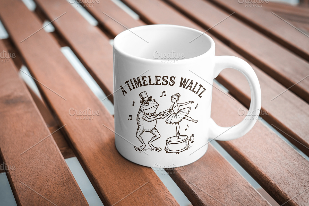 A timeless waltz illustration, an Animal Illustration by Vectorlina (Photo 4 of 4)