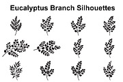 Eucalyptus Foliage Silhouette Set, an Object Graphic by Designs_River (Thumbnail 1 of 3)