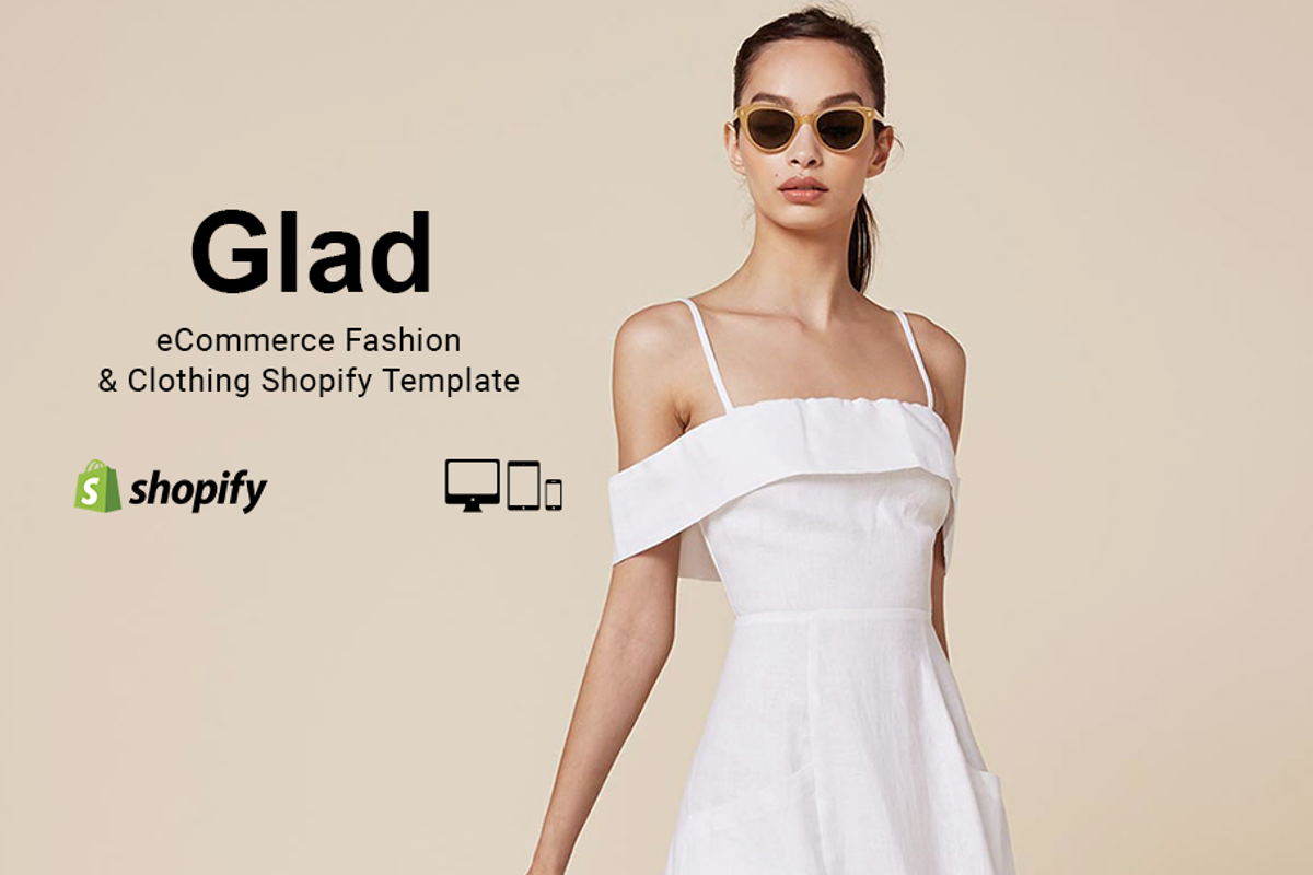 Glad Fashion & Clothing Shopify Temp, a Shopify Template by ThemeTidy ...