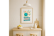 Rolling Through Weekend Wall Art, a Background Graphic by LaseredNinja (Thumbnail 5 of 7)