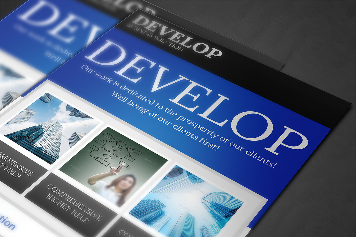 Corporate Business Flyer Template, a Flyer Template by AfzaalGraphics (Photo 4 of 4)