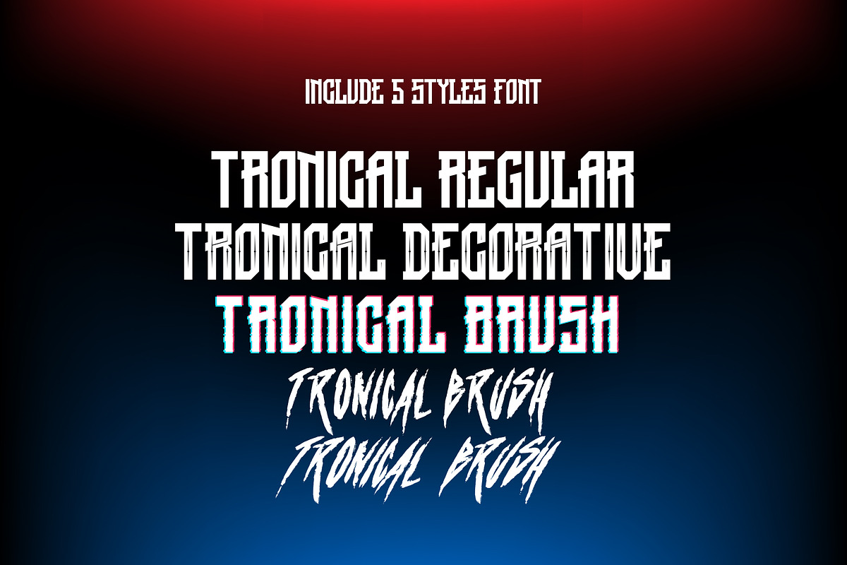 GRVS-Tronical Font Duo preview 3
