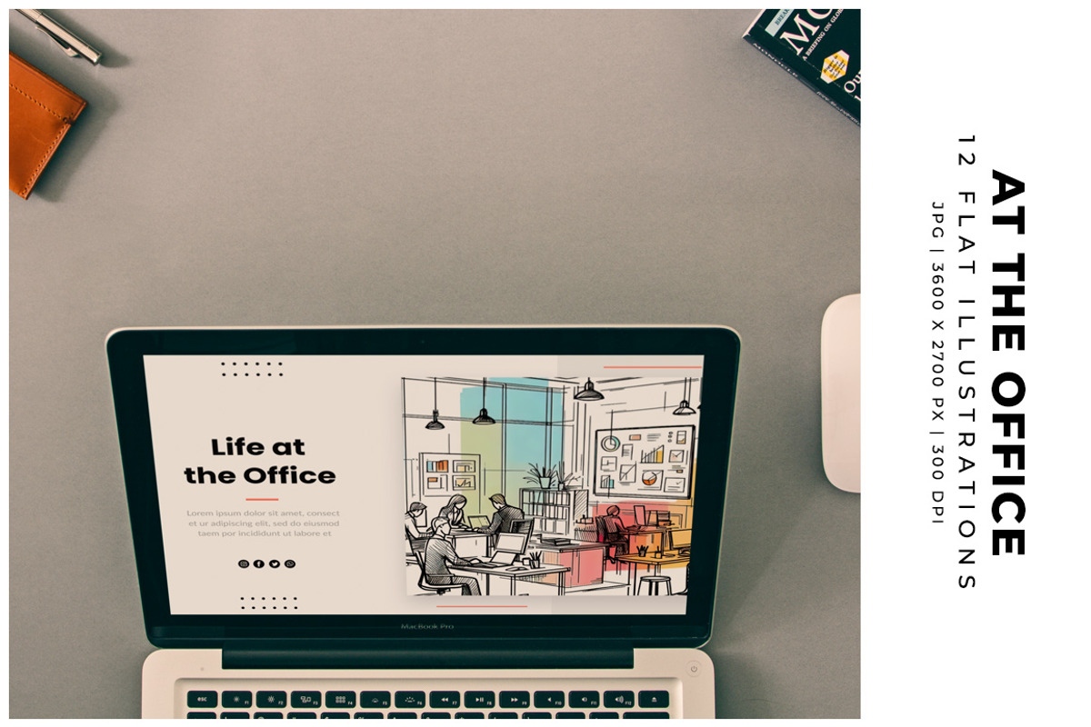At The Office, a Person Illustration by Digital Art Creations (Photo 6 of 7)