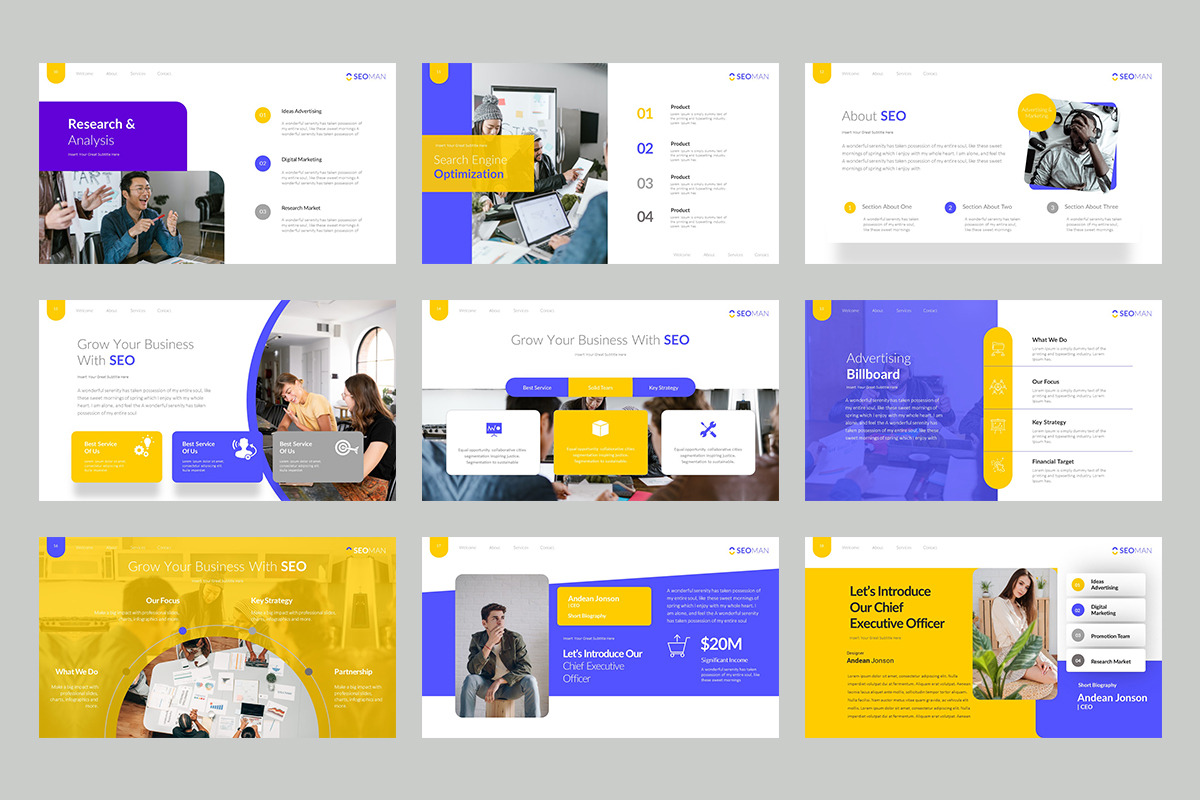 Seoman Keynote Templates, a Presentation Template by Stock Shape (Photo 4 of 4)