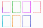 Watercolor Frame Rectangular Border, a Decorative Illustration by Kusumaillustration (Thumbnail 11 of 13)