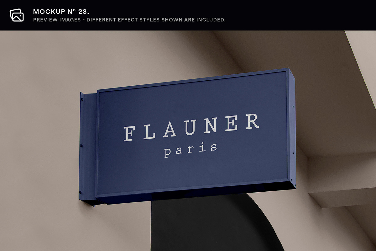 30 Signs & Facade Logo Mockups - V3, an Advertising Mockup by Asylab (Photo 30 of 38)