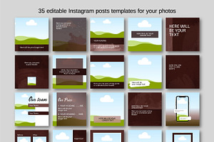 Brown CANVA Instagram Template N66