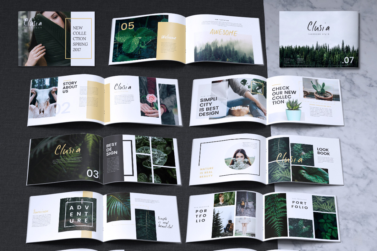 CLUSIA - Lookbook Brochure Catalogue, a Brochure Template by Rahardi Creative (Photo 6 of 6)