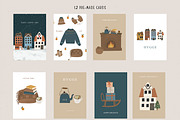 Cozy Winter. Scandinavian Christmas., a Seasonal Illustration by Ooh Lily (Thumbnail 2 of 10)