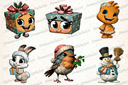 Funny Christmas  Clipart, an Illustration by DreamCafeArt (Thumbnail 8 of 8)