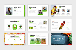 Organic Food & Vegetable Powerpoint