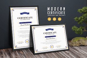 445. Modern Certificate Template