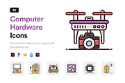 Computer Hardware Icons, a Duotone Icon by Brickclay (Thumbnail 1 of 9)
