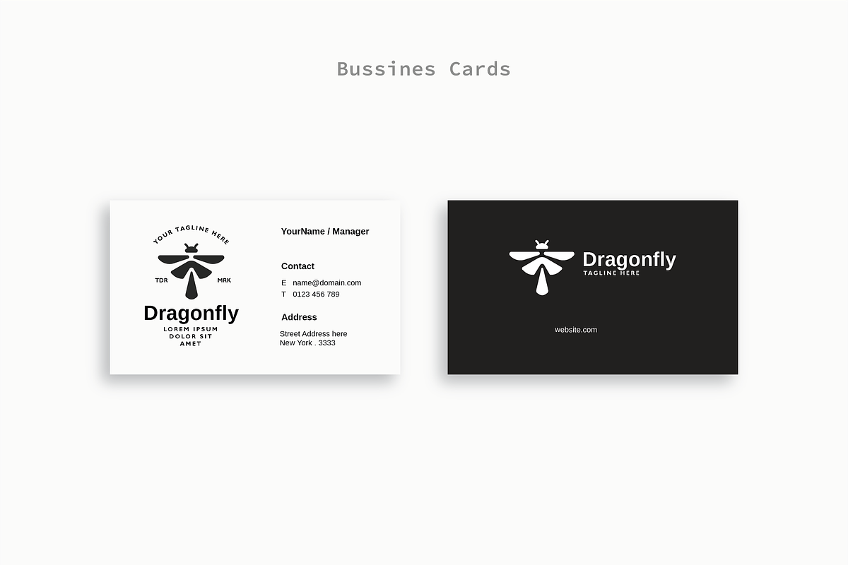 Dragonfly - Premium Logo Template, a Branding & Logo Template by Minimalist Logos (Photo 4 of 7)