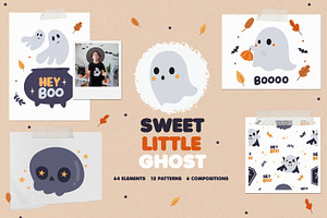 Sweet Baby Ghost - Halloween Clipart