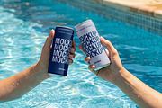 250ml Cans Mockup - Pool Scene, a Packaging Mockup by TD Mockup (Thumbnail 3 of 4)